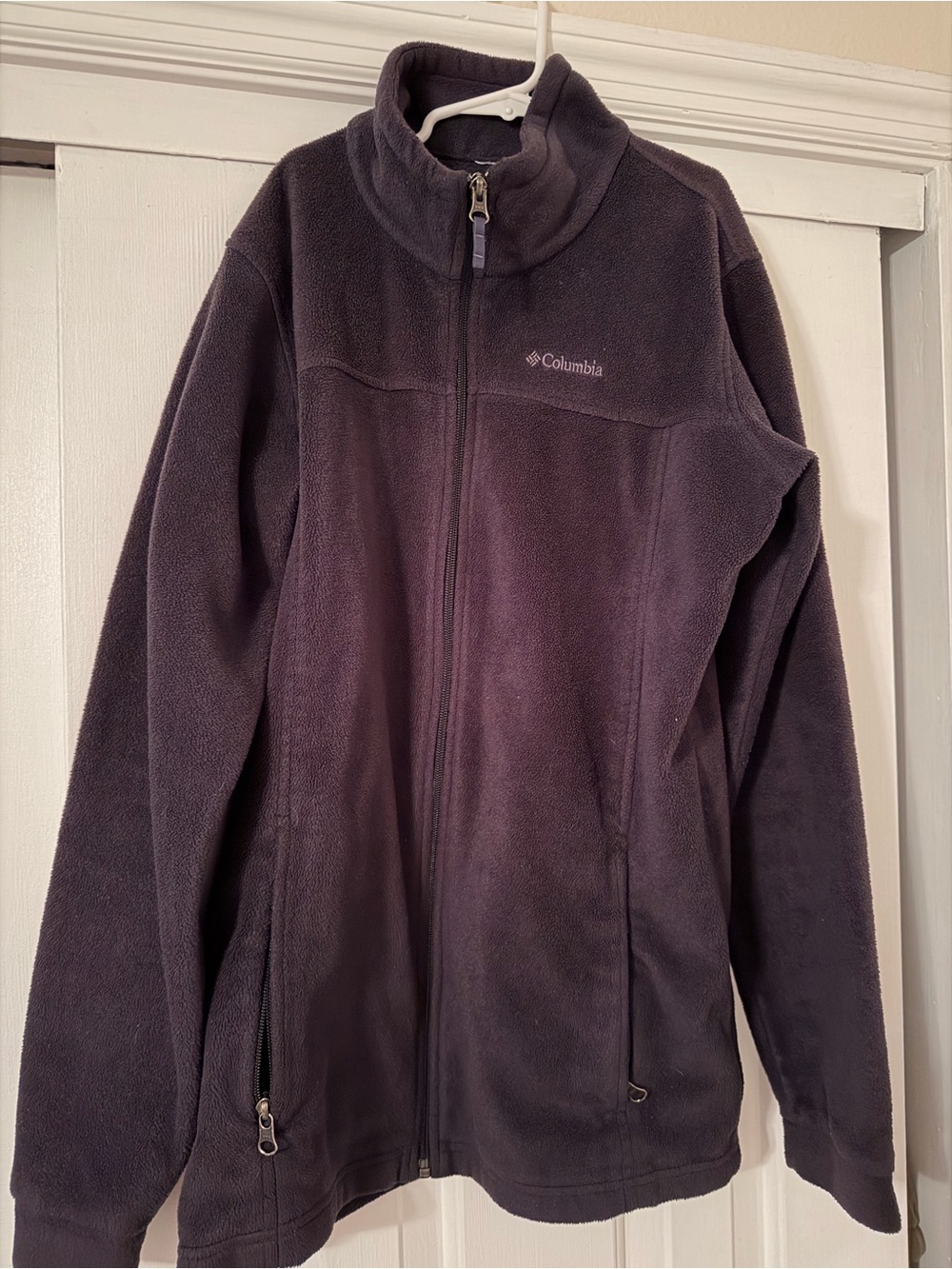 Columbia Teddy Fleece Jacket - Dark Charcoal Gray